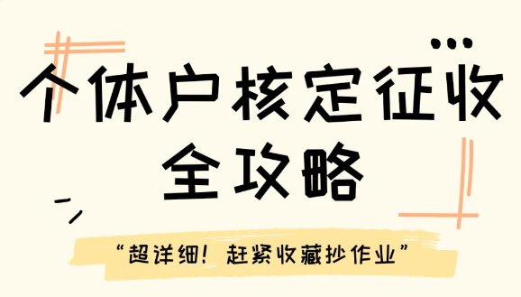 2024個體戶申請核定征收需要什么材料？