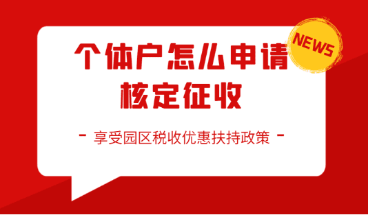 2024上海個(gè)體戶怎么申請(qǐng)核定征收？