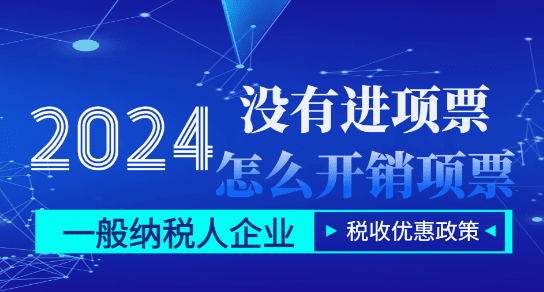 2024一般納稅人企業(yè)沒進項怎么直接開銷項票？