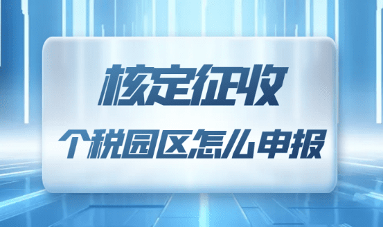 2024南昌核定征收個(gè)稅園區(qū)怎么申報(bào)？