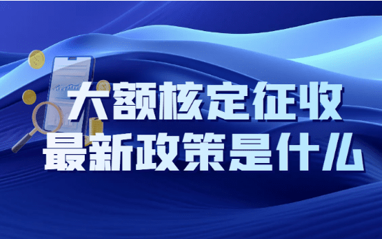 2024廈門大額核定征收最新政策是什么？