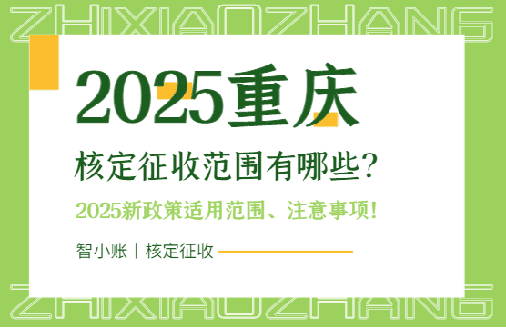 重慶核定征收范圍有哪些？2025新政策適用場景、注意事項！