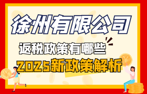 徐州有限公司返稅政策有哪些？2025新政策案例解析！